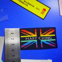 China Custom Printed Damask Clothing Labels  Washable Clothing Woven Labels factory
