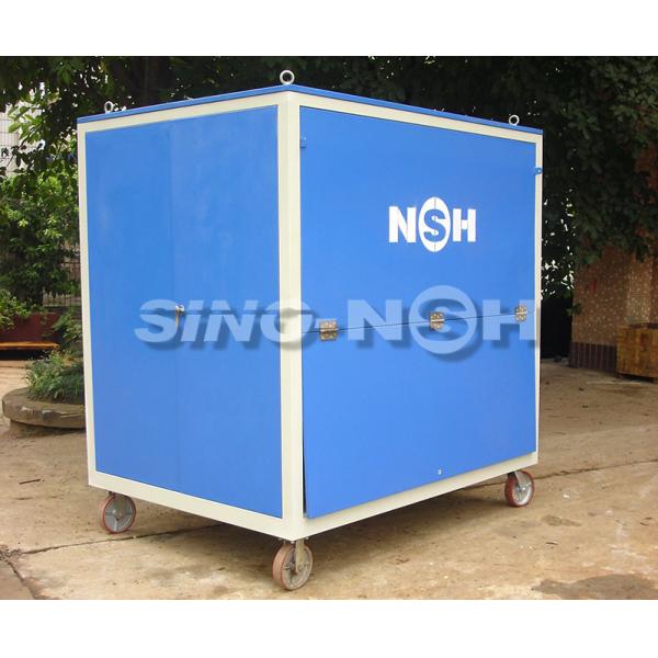 Quality Fully Enclosed Transformer Oil Filtration Machine Dustproof / Rainproof 1800  - 18000 Liters / Hour for sale