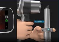 China 5mm Handheld Digital Slit Lamp Video Ophthalmoscope factory