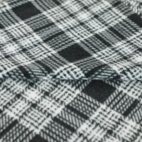 Quality 100% Polyester Cationic Micro Fleece Fabric Plaid Printed Polar For Sofa for sale