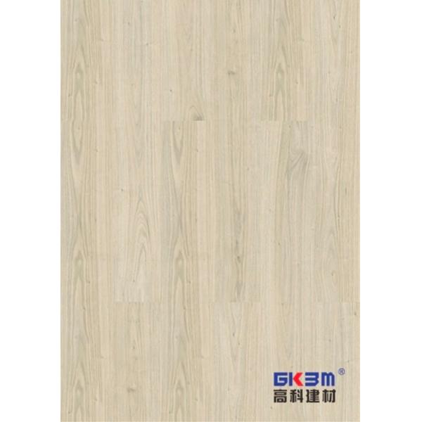 Quality Ice Snow Burlywood Unilin SPC Click Flooring Wood Grain Sound Proof GKBM Greenpy MJ-W6001 for sale