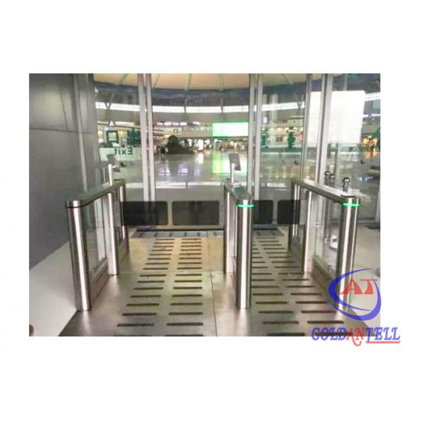 Quality Automatic Access Control System face recognition temperature indicator turnstile for sale