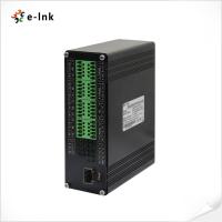 China 4 Channel Serial To Fiber Optic Media Converter RS232 RS485 SFP Port 12 - 48VDC factory