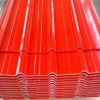 Quality 610MM GI Color Coated Corrugated Sheets Warehouse for sale