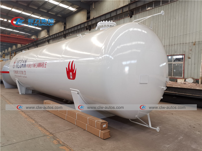 China 60cbm LPG Storage Tank Liquid Propane Ammonia Butane Gas Bullet Tank for Gas Station factory