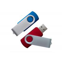 China Swivel Gift USB Flash Drive 2GB 4GB 8GB Logo Custom Printing Plastic Case Gift OTG factory