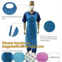 China Clear Medical Disposable Polythene Apron,Medical Disposable PE Apron,Medical Colored Disposable PE Apron For Hospital for sale