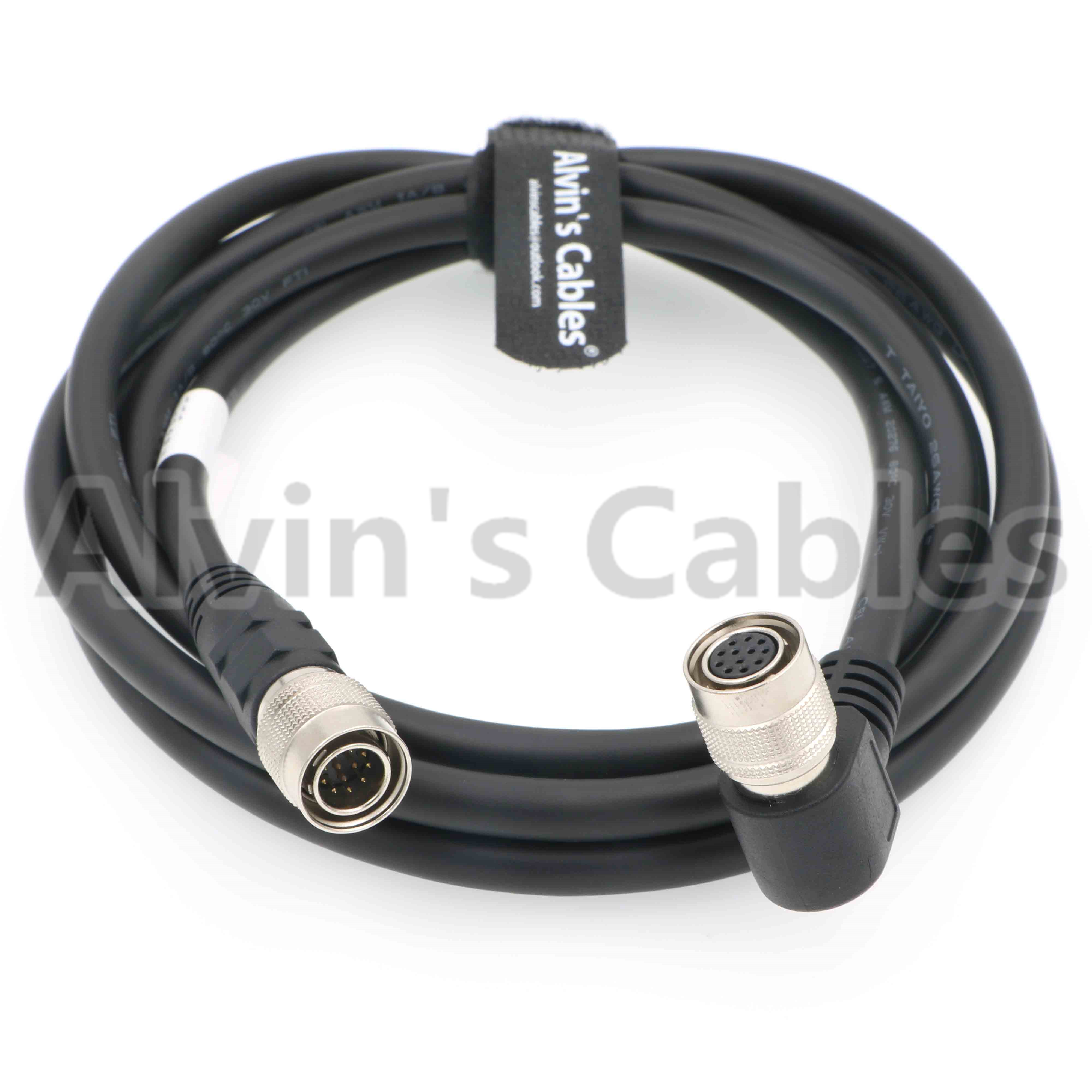 China Right Angle 12 Pin Hirose Female to Male Original Shield Cable for Sony Camera factory