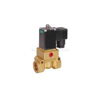 China Two Position Four Way Pistion Operated Brass Solenoid Valve G1/4~G1/2 factory