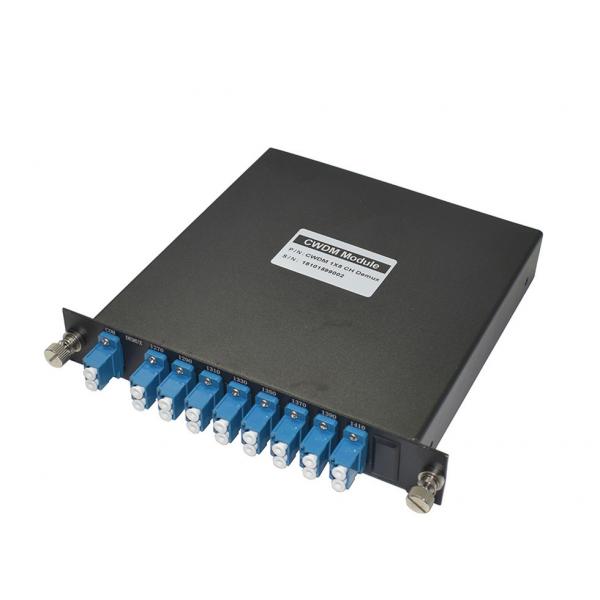 Quality LGX 8 Channel CWDM MUX Demux Module 1470~1610nm Duplex / Single Fiber For WDM Networks for sale