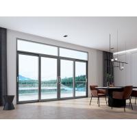 Quality Balcony Aluminum Sliding Doors Eco Friendly Emerald With Grills for sale