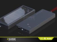 China 3W 5.5V Portable Solar Power Bank Pure White LED 2500mAH Firepoof , Black,bule,white,etc factory