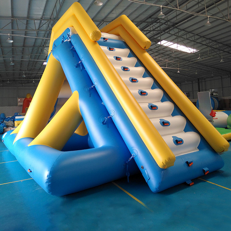 China Customized 0.9mm PVC Tarpaulin Inflatable Water Slide For Commercial Use for sale