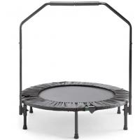 China best fitness trampoline with handle, fitness trampoline with bar, foldable fitness trampoline factory