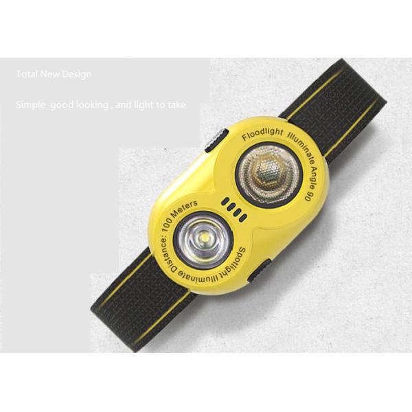 Quality Emergency Battery Operated Work Light , 2.5W Yellow Portable High Power LED Flood Light for sale