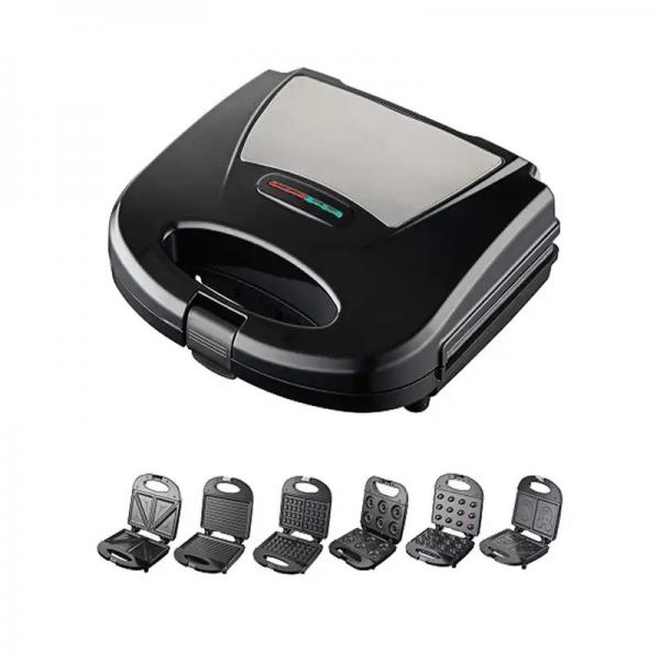 Quality 7 5 3 In 1 Mini Electric Waffle Sandwich Makers Non Stick Multifunction for sale