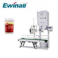 China Ewinall DCS-50A1 5kg 10kg 15kg 25kg Rice Packaging Machine With Conveyor Sewing factory