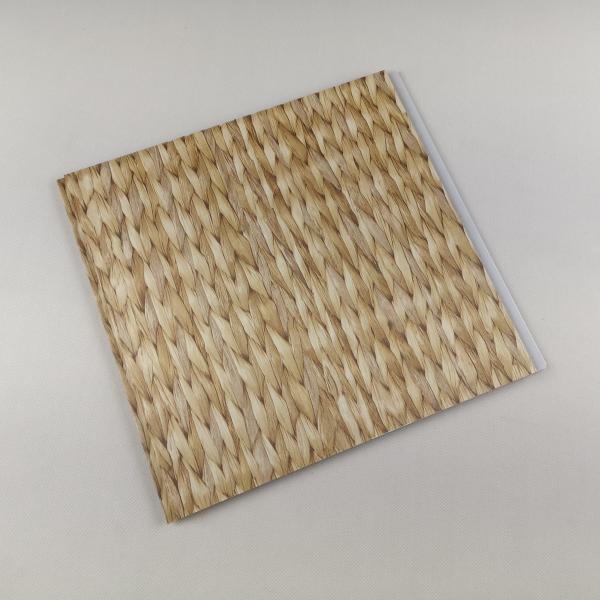 Quality Bamboo Style Laminating PVC Wall Panels , PVC Bathroom Wall Cladding Decoration for sale