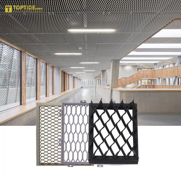 Quality Architectural Wire Mesh Aluminium White Cladding System for Building Interior for sale