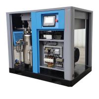 China 100% oil free screw air compressor Food industrial use Air request oil free air dew point -40 degree factory
