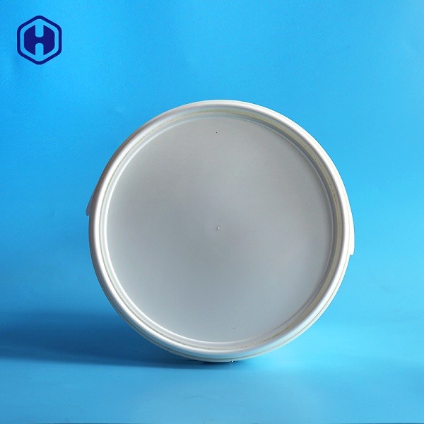 Quality White Round Plastic Container Hygienic Reusable Environmentally Friendly for sale