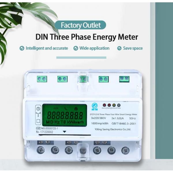 Quality Oem Perpaid Din Rail 3 Phase Energy Meter Multifunction Rs485 Energy Meter 50Hz for sale