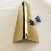 China Gold 316 304 stainless tile edge trim finishing in mirror finish factory