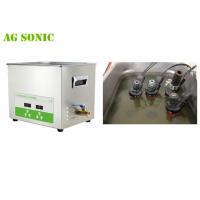 Quality Fuel Injectors Ultrasonic Cleaning Equipment 10L with SUS Basket and Lid 200W for sale