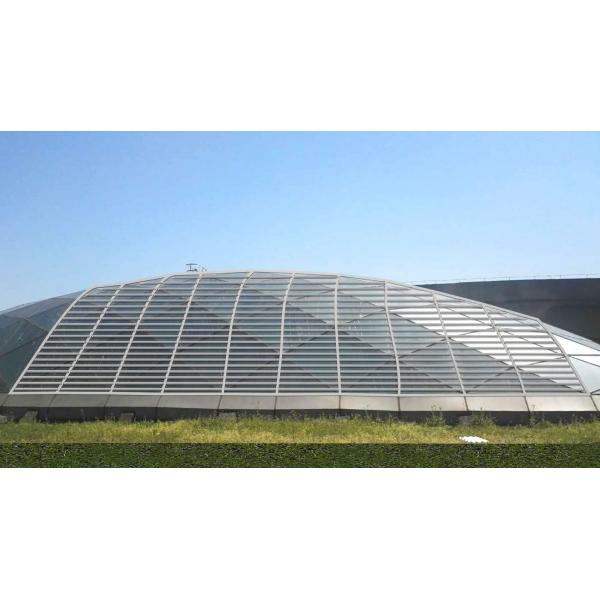 Quality Blade Width 168mm Operable Louvre Roof System , Louvre Opening Roof Systems S160 for sale