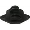 China Heavy Duty Wood Post Claw Insulator  in black or white Fit for 4-8mm polywire Black factory