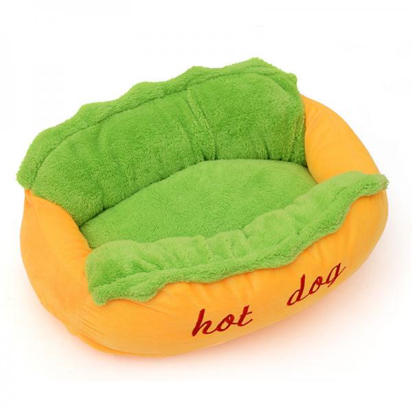 Quality Various Size Pet Bed Warm Soft Fiber Dog Lounger Bed Available In All Seasons for sale