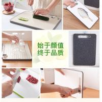 China Silicone Cut Bread Chicken Black Poultry Pp Plastic Cutting Board With Knife Sharpening for sale