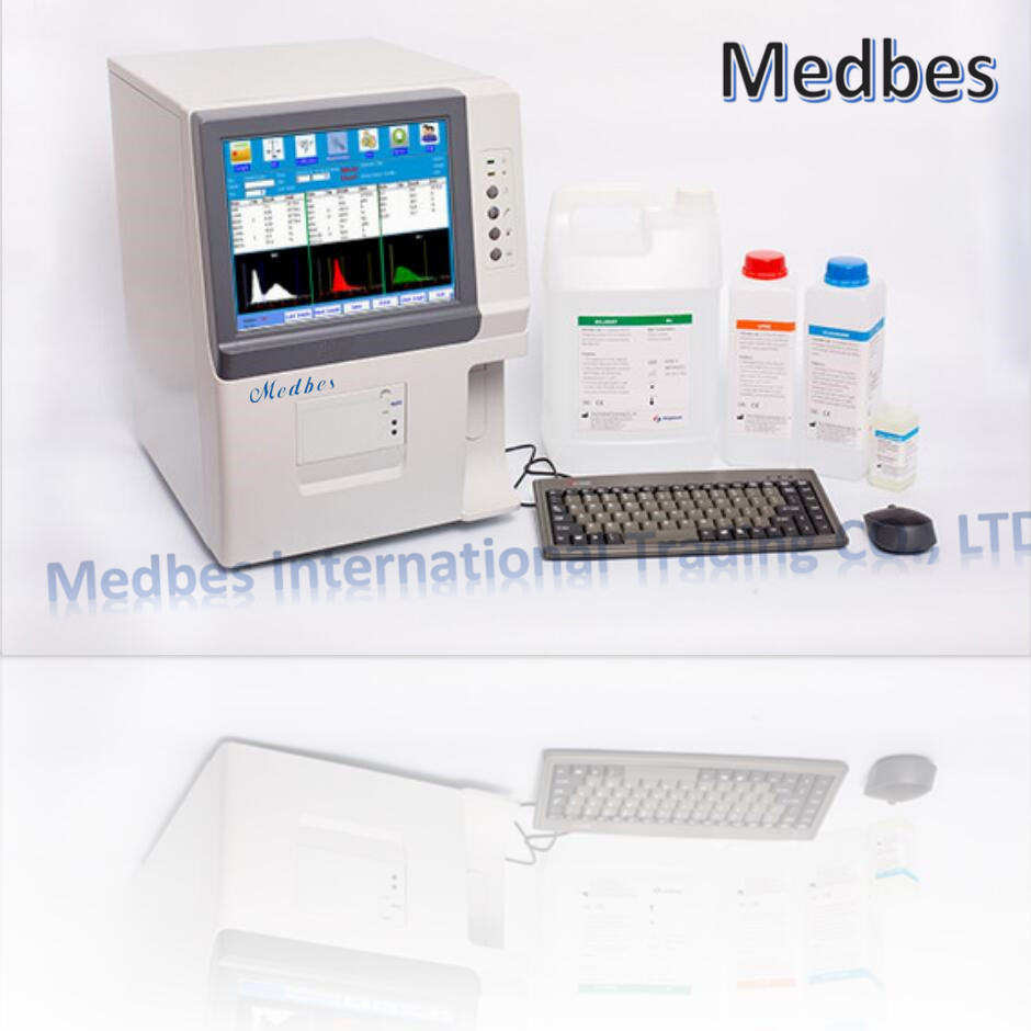 China 3-parts automatic hematology analyzer price/medical laboratory equipment/cbc for sale