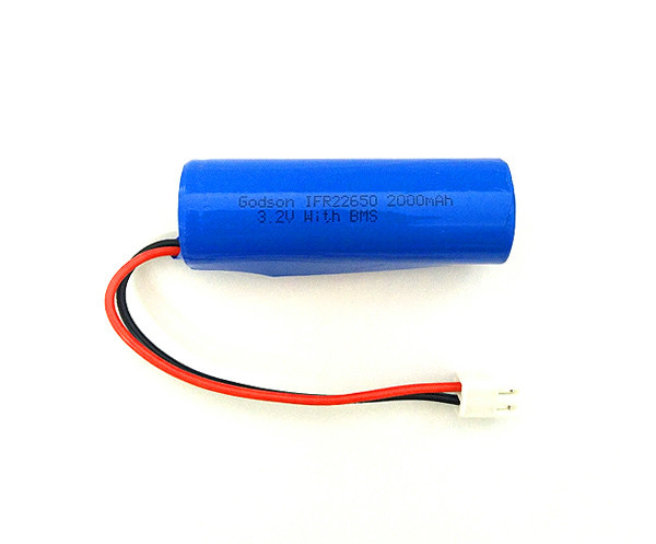 Quality LiFePO4 Rechargeable Emergency Exit Sign Battery 3.2 V IFR22650 2000mAh for sale