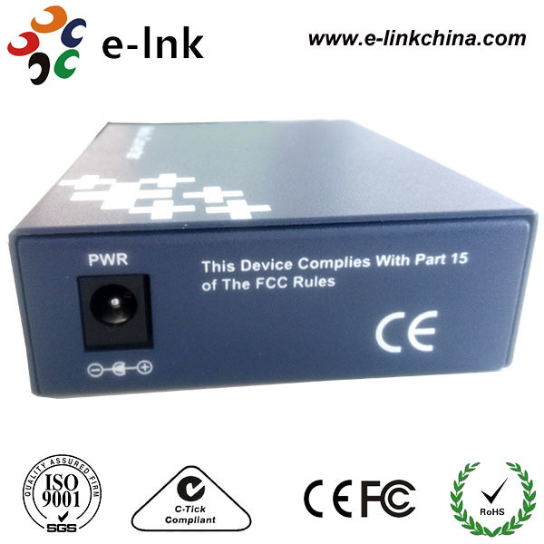 Quality Gigabit Ethernet POE Fiber Optic Media Converter For POE IP Camera Single Mode for sale