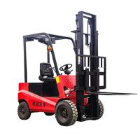 China Cheap Price electric stacker forklift 4 wheel electric forklift 1 ton, 1.5ton electric forklift truck factory