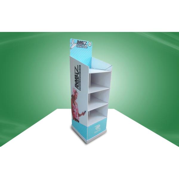 Quality Four Shelves Cardboard Floor Displays for sale