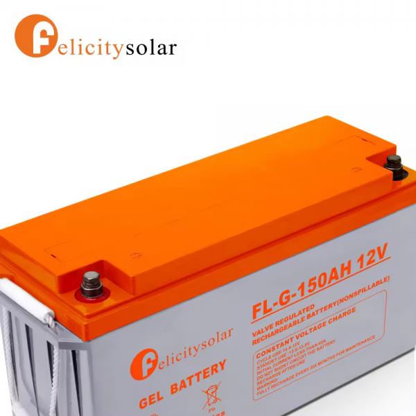 Quality Agm Gel Battery 12V 200Ah 150Ah 100Ah Solaire Batterie Solar Batteries for sale