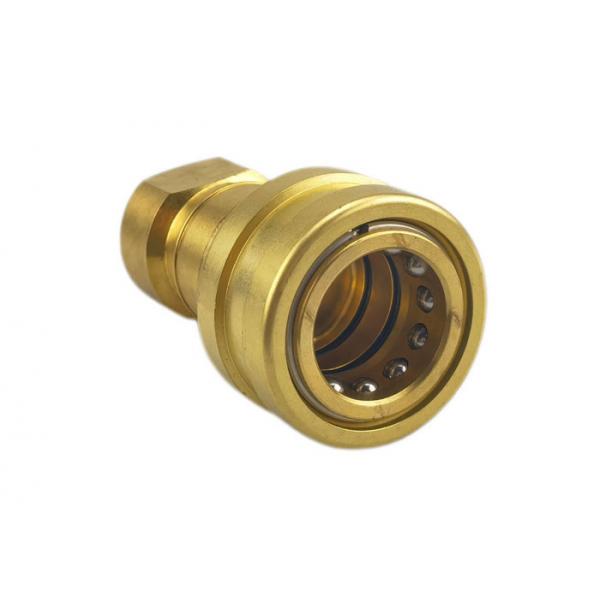Quality ISO7241B 0.75 Inch	Hydraulic Brass Quick Coupler for sale