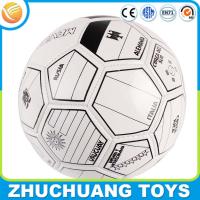 China diy kids learning leather pu soccer ball size 4 factory