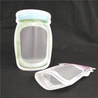 China Customized Reusable Special Shaped Stand up Plastic Pouch For Food Juice Milk factory