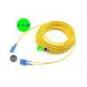 China 9 / 125μM Fiber Optic Patch Cables , 2.0mm Jacket OD Optical Patch Cord SC - E2000 factory