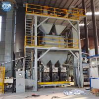 China Dry Mortar Production Line Tiles Grout Making Machine With Sand Dryer factory