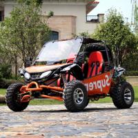 China 200cc Two Seater Go Kart Single Cylinder / Automatic Go Kart With Reverse for sale