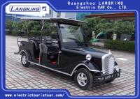 China Black Electric Vintage Cars 8~10h Recharge Time High Impact Fiber Glass Body factory