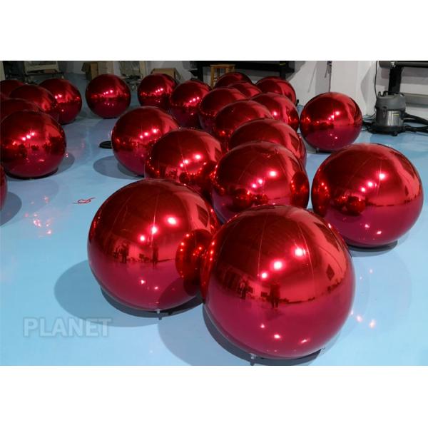 Quality Dazzle Color Inflatable Mirror Ball , 60cm Inflatable Disco Balloon For Wedding Decoration for sale