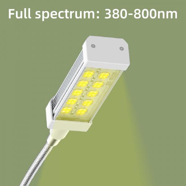 Quality 12W 3Heads LED Clip Grow Light Dimmable Table Clip Lamp Full Spectrum for sale