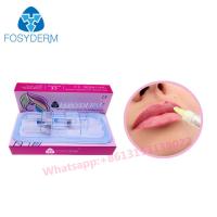 Quality Fosyderm Hyaluronic Acid Non Invasive Lip Filler Cross Linked HA Fillers for sale