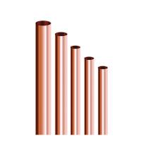China 2-120mm Hollow Copper Tube Thin Wall Induction Soldering Copper Pipes factory