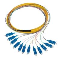 Quality Single Mode Simplex SC APC Fiber Optic Pigtail with different type of connectors for sale